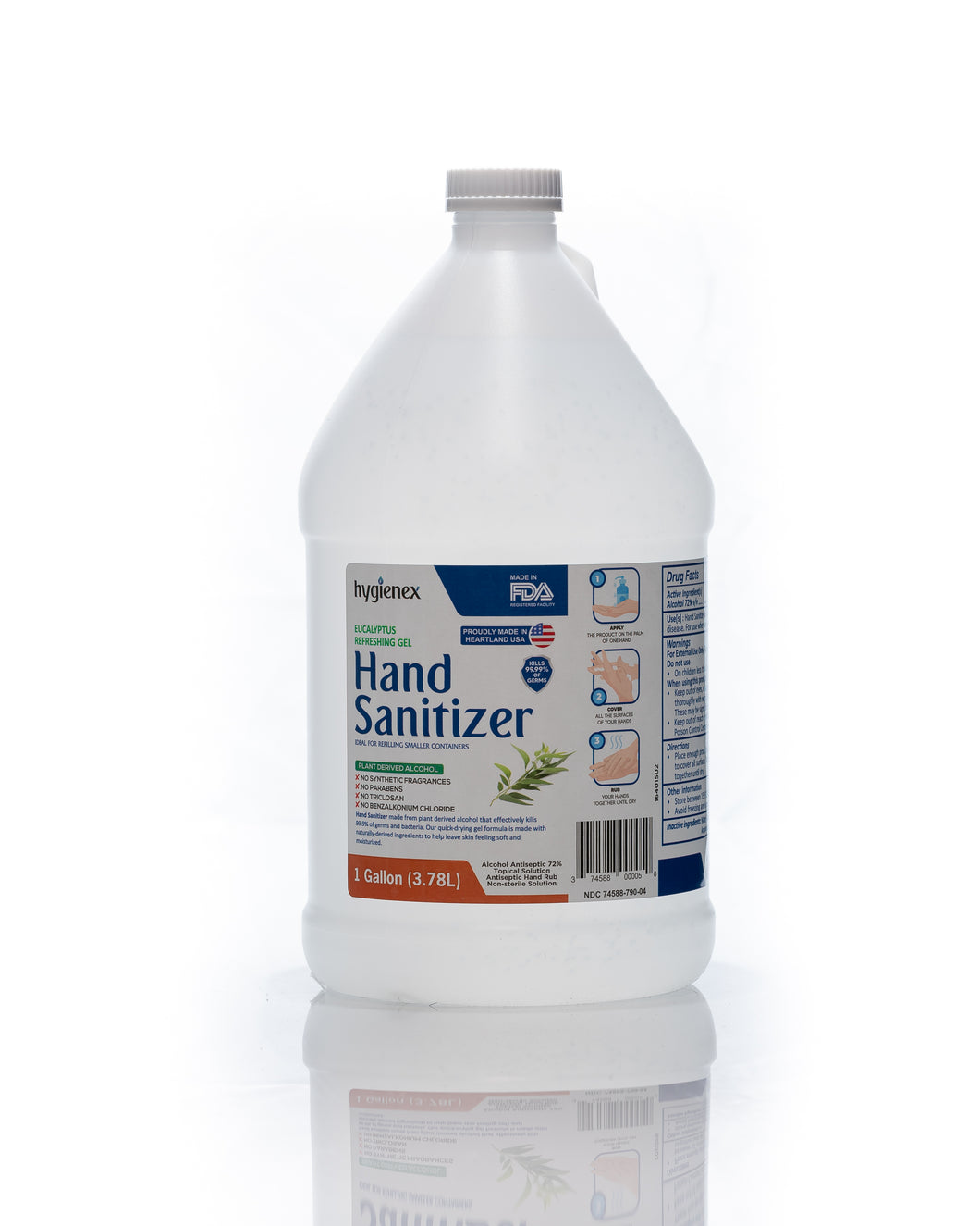 Hand Sanitizer - 1 Gallon Bottle without Pump