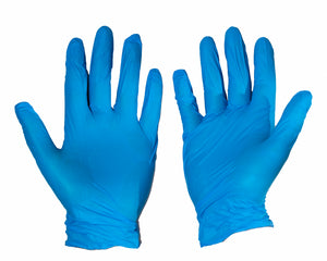 Disposable Nitrile Gloves - 100 pack - Blue